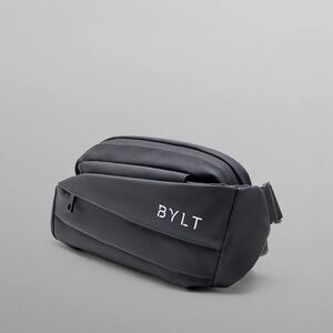 NEW BYLT Basics men’s black water-resistant Crossbody Bag